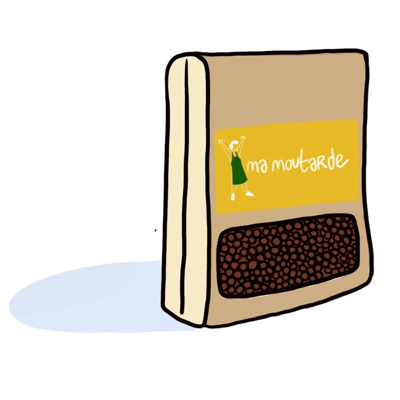 Paquet de 750 g de graines de moutarde